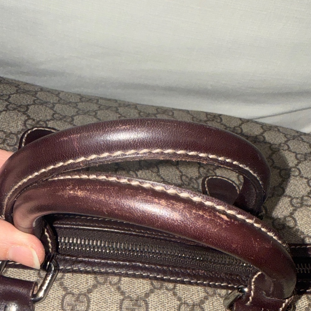 Gucci Monogram GG canvas Duffel Bag with detachable strap - Picture 3 of 16